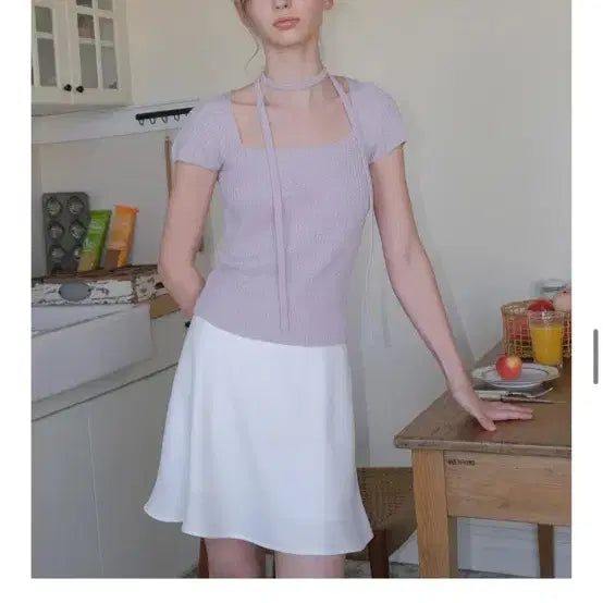 [BUNJANG] Foryouon Rena Jacquard Mini Skirt / 포유온 Rena Jacquard Mini Skirt