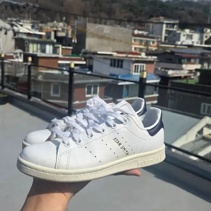 [BUNJANG] Adidas Stan Smith White Sneakers / 아디다스 스탠스미스 화이트 220