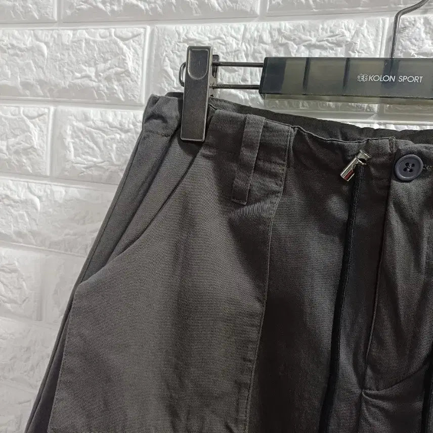 [BUNJANG] Charcoal Cotton Skirt / 차콜 면스커트