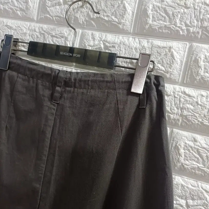[BUNJANG] Charcoal Cotton Skirt / 차콜 면스커트