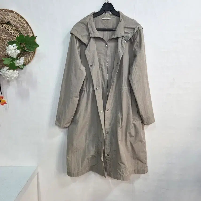 [SOLD OUT] BCBG후드 롱 바막 코트 90