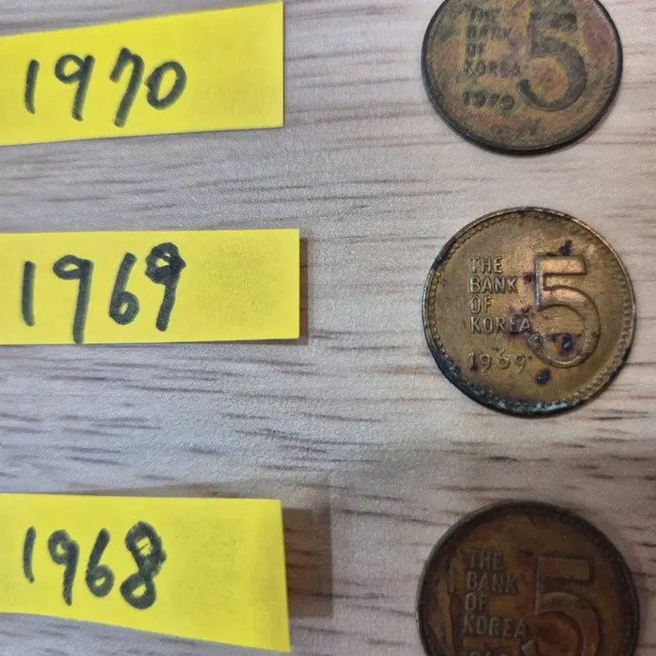 [SOLD OUT] 옛날 5원 동전 19개 일괄 판매