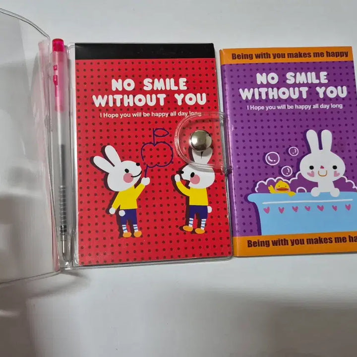 [BUNJANG] Rabbit High-Frequency Pen + 2 Notebook Set / 고전문구 토끼 고주파 펜+수첩2권  메모 수첩
