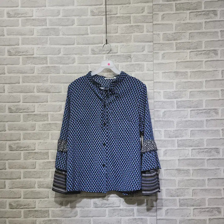 [BUNJANG] Patterned Blouse / ㄹ61 패턴 블라우스 F
