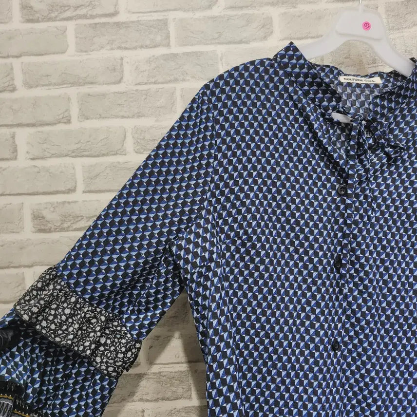[BUNJANG] Patterned Blouse / ㄹ61 패턴 블라우스 F
