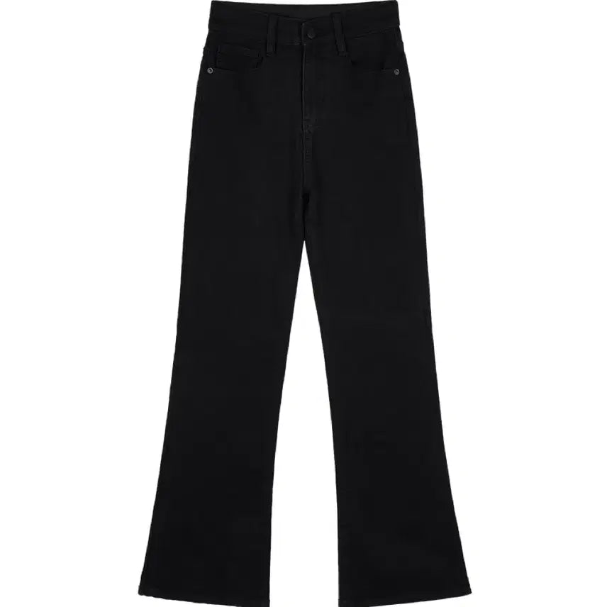 [BUNJANG] Our Type Slim Bootcut Denim Pants Black / 아워타입 슬림 부츠컷 데님 팬츠 블랙