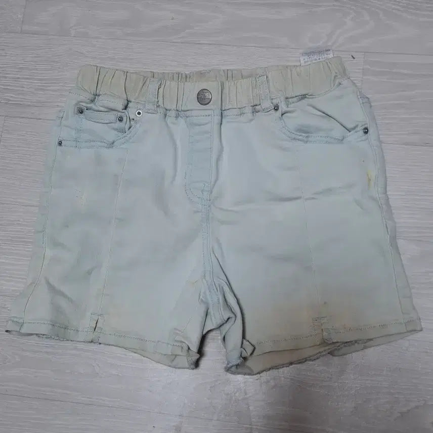 [BUNJANG] Light Blue &amp; Pink Denim Shorts Bundle / 청반바지 일괄 (연청 핑크)