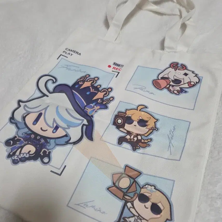 [BUNJANG] Genshin Impact HoYoFair 2024 Furina Lumine Aether Paimon Eco Bag / 2024 원신 호요페어 푸리나 루미네 아이테르 페이몬 에코백