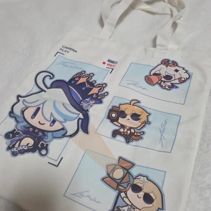[BUNJANG] Genshin Impact HoYoFair 2024 Furina Lumine Aether Paimon Eco Bag / 2024 원신 호요페어 푸리나 루미네 아이테르 페이몬 에코백