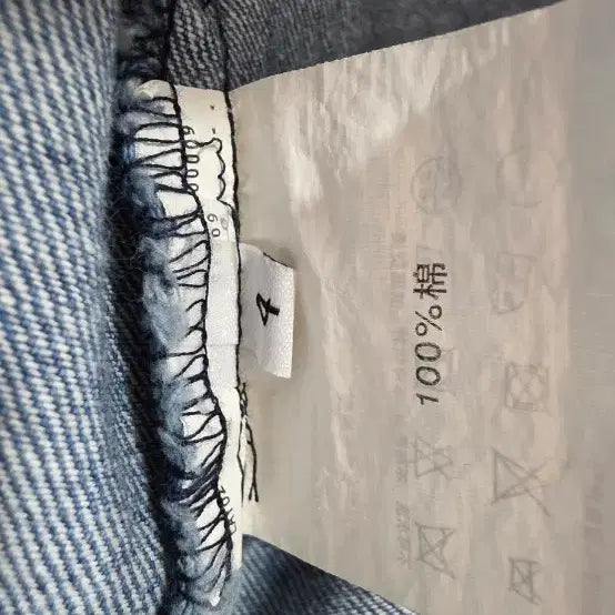 [BUNJANG] Embellished Denim Jacket / 아주 예쁜  청자켓,  비즈장식카라 스팽글  데미지 청자켓 , 거의