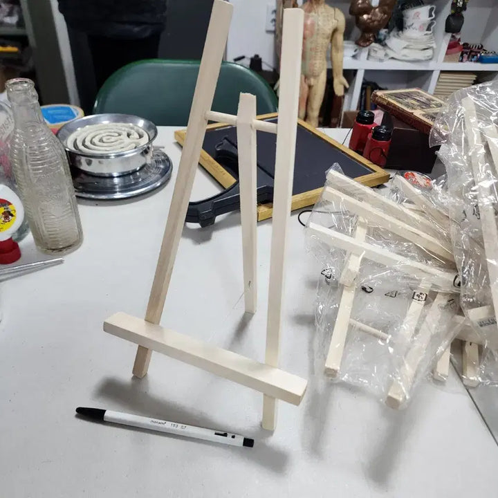 [BUNJANG] IKEA Wooden Easel 30cm / 6개5000원이케아 IKEA 나무이젤 높이30cm6개에5000원
