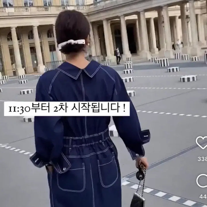 [BUNJANG] Hershe "Jin" Denim Dress / 허앤쉬(hershe) 진청원피스