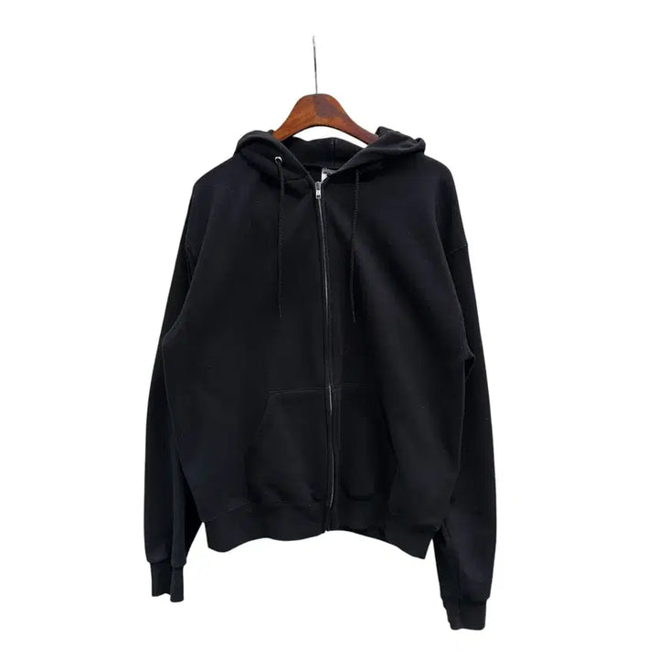 [BUNJANG] Adidas Black Hoodie Zip-up / [M] 아디다스 블랙 후드집업