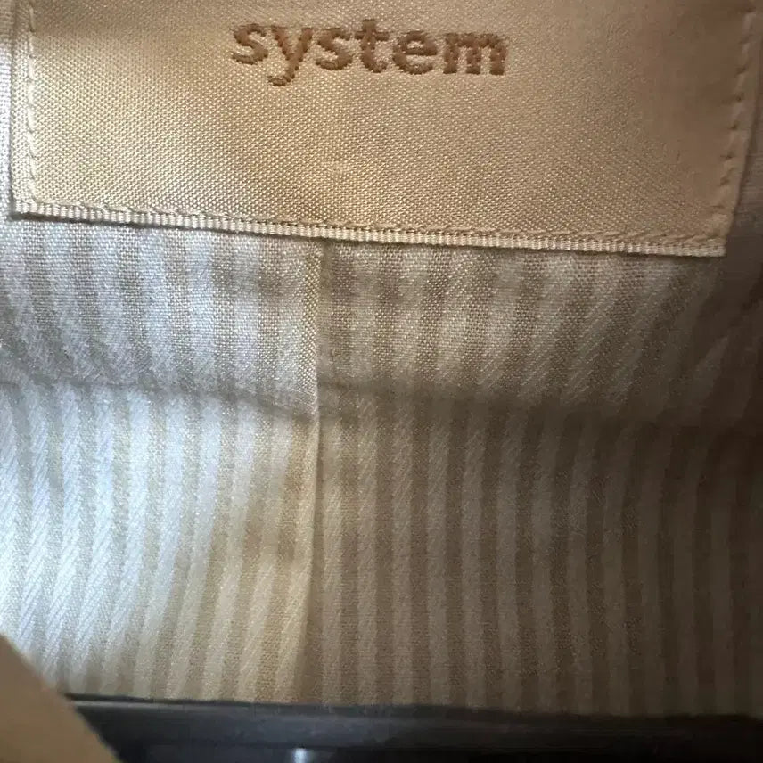 [BUNJANG] 한섬시스템SYSTEM 베이지 트렌치 코트 / 한섬시스템SYSTEM 베이지 트렌치 코트