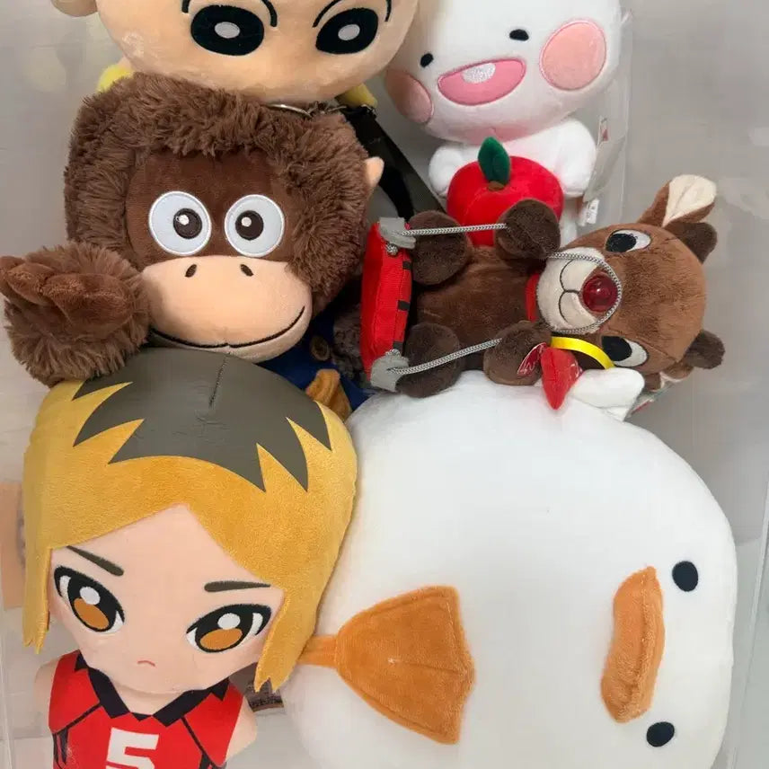 [BUNJANG] Bundle Set of 5 Cute Plush Dolls / 인형 일괄
