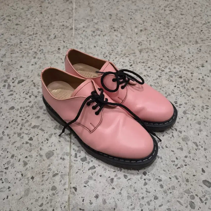 [BUNJANG] Solo-Bears Noah Gibson Pink Sneakers / 솔로베어 노아 깁슨 핑크 UK7.5