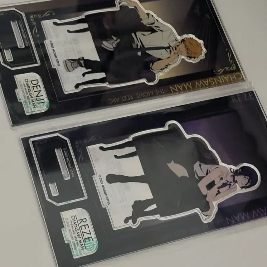 [BUNJANG] Chainsaw Man Denji &amp; Reze Acrylic Stand (Sealed) Bundle Set / 체인소맨 아크릴 스탠드 덴지 레제 미개봉