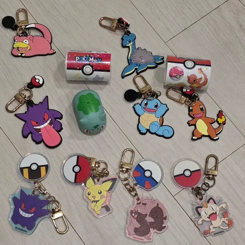 [BUNJANG] Pokemon Keyring, Sticker, Figure Bundle / 포켓몬 키링(고무,아크릴), 스티커, 피규어 판매(개별, 일괄 모두)