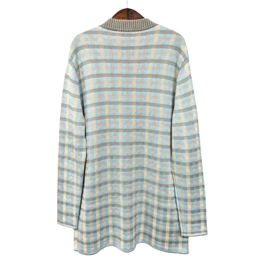 [BUNJANG] Maison Kitsuné Oversized Check Cardigan / 