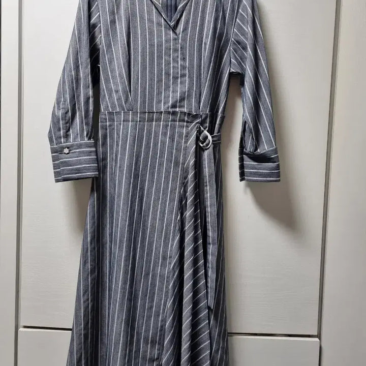 [BUNJANG] DEWL Stripe Shirt Dress / DEWL 스트라이프 셔츠 원피스 55
