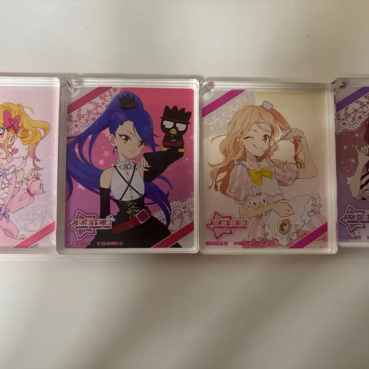 [BUNJANG] Aikatsu Stars Acrylic Standee / 아이카츠 스타즈 히메 달의드레스 정프린트 3장