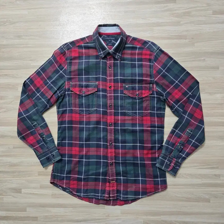 [BUNJANG] Tommy Hilfiger Checkered Shirt / 95) 타미힐피거 체크 셔츠 남방