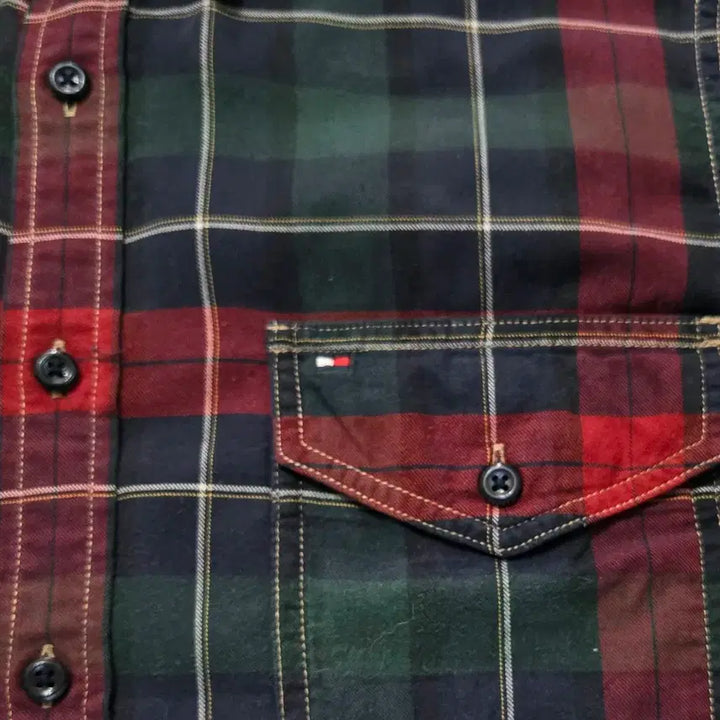[BUNJANG] Tommy Hilfiger Checkered Shirt / 95) 타미힐피거 체크 셔츠 남방