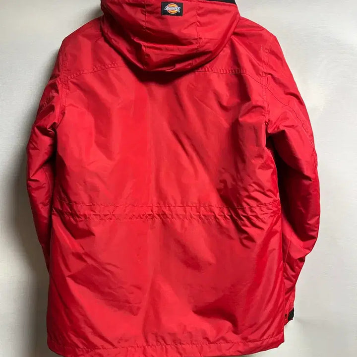 [BUNJANG] Dickies Red Hooded Windbreaker Jacket / 디키즈 레드 후드 바람막이 자켓