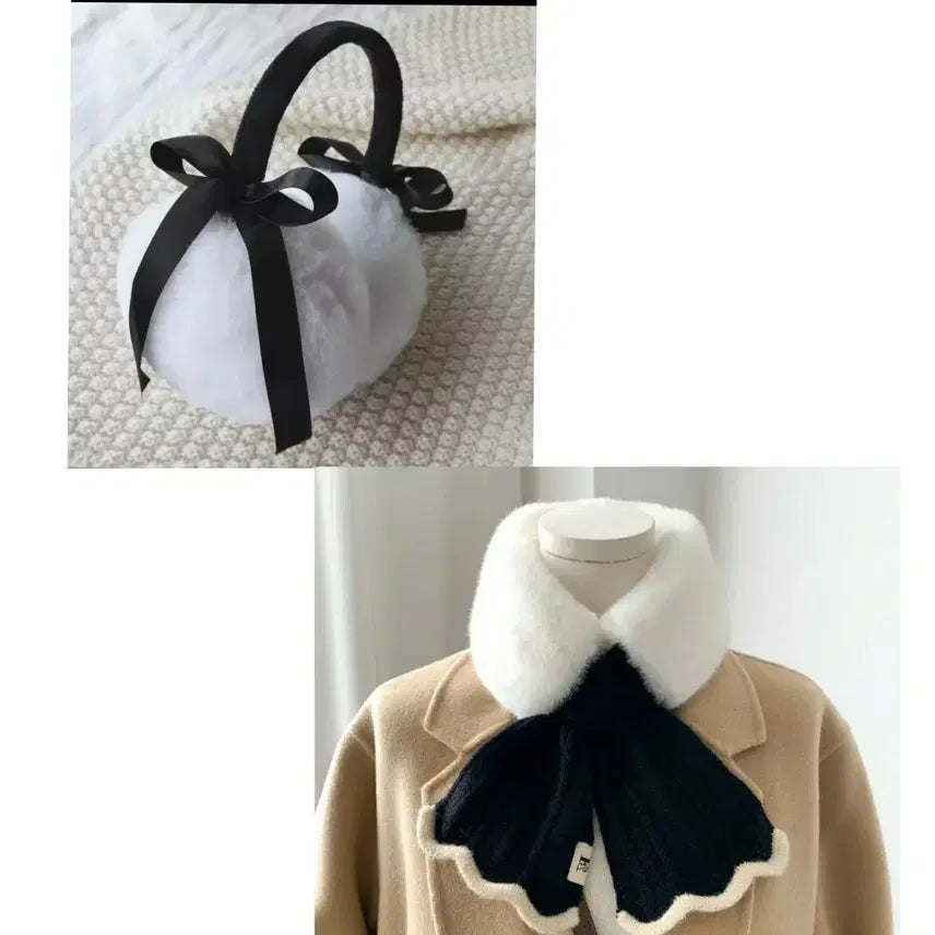 [BUNJANG] Ear Muffs Scarf Set / 팬싸템 귀마개 목도리 새상품