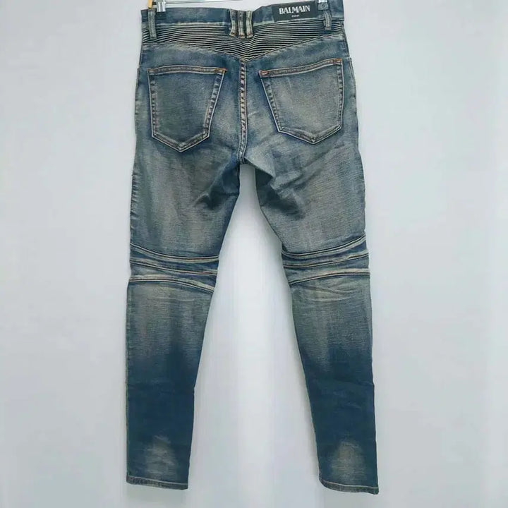 [BUNJANG] Balmain Biker Jeans Slim Fit (Size 30) / 우수/발망 바이커진 슬림핏/30/구제24시/이