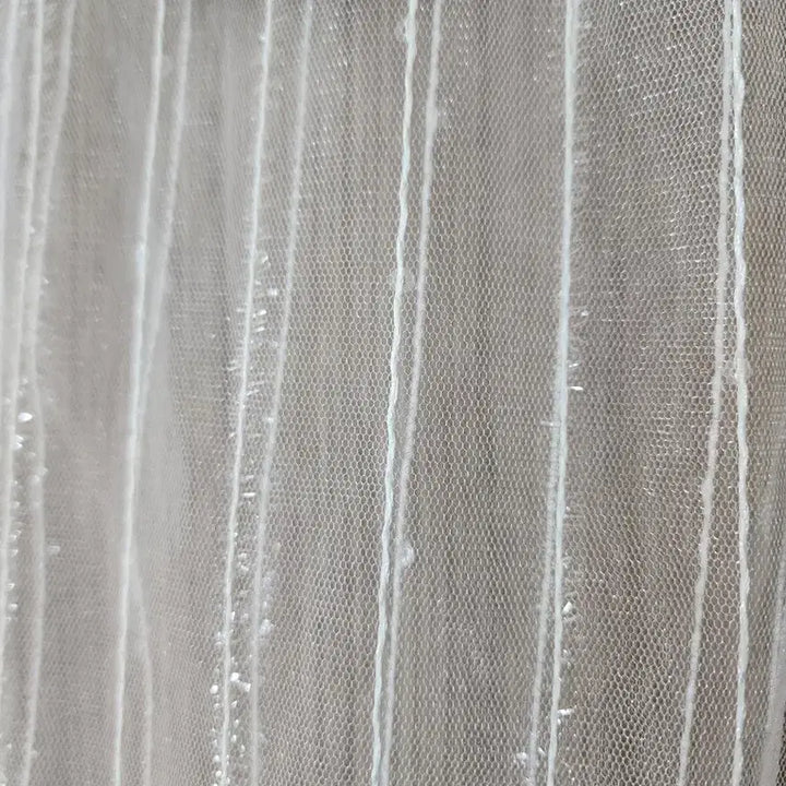 [BUNJANG] White See-Through Layered Dress / 화이트 시스루  레이어드 원피스 새상품