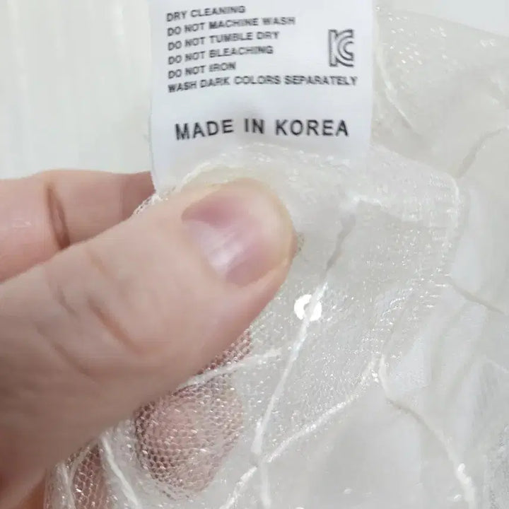 [BUNJANG] White See-Through Layered Dress / 화이트 시스루  레이어드 원피스 새상품
