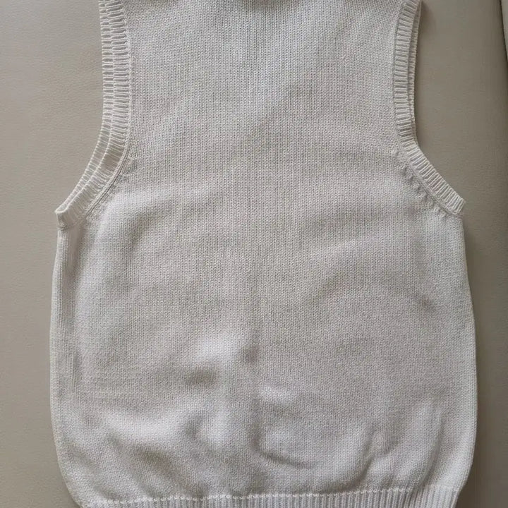 [BUNJANG] Ralph Lauren White Knit Vest / 랄프로렌 화이트니트