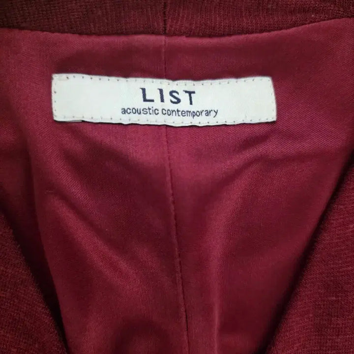 [BUNJANG] LIST Burgundy Drape Dress (Size 55) / LIST 버건디 드레이핑 원피스 55사이즈