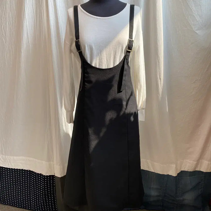 [BUNJANG] COLZA Black Suspender Dress (M) / COLZA 블랙 서스펜더 원피스(M)