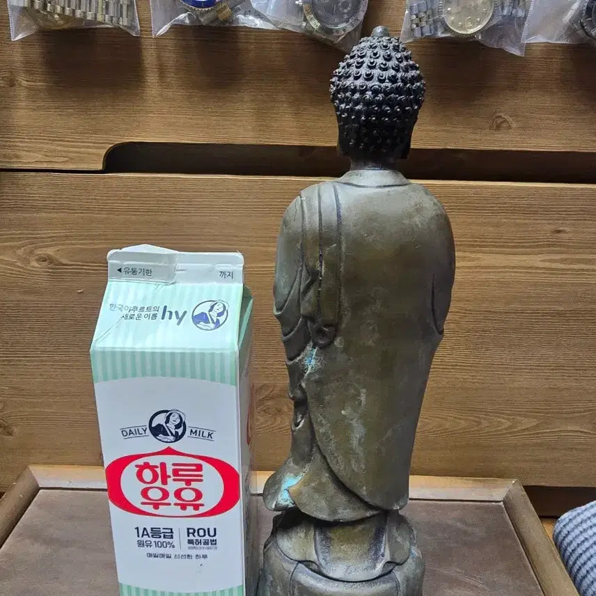 [BUNJANG] Antique Bronze Buddha Statue / 골동품) 부처님 동불상
