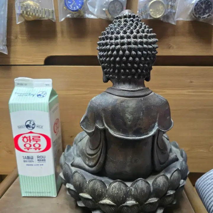 [BUNJANG] Antique Seated Buddha Statue / 골동품) 부처님 좌불상