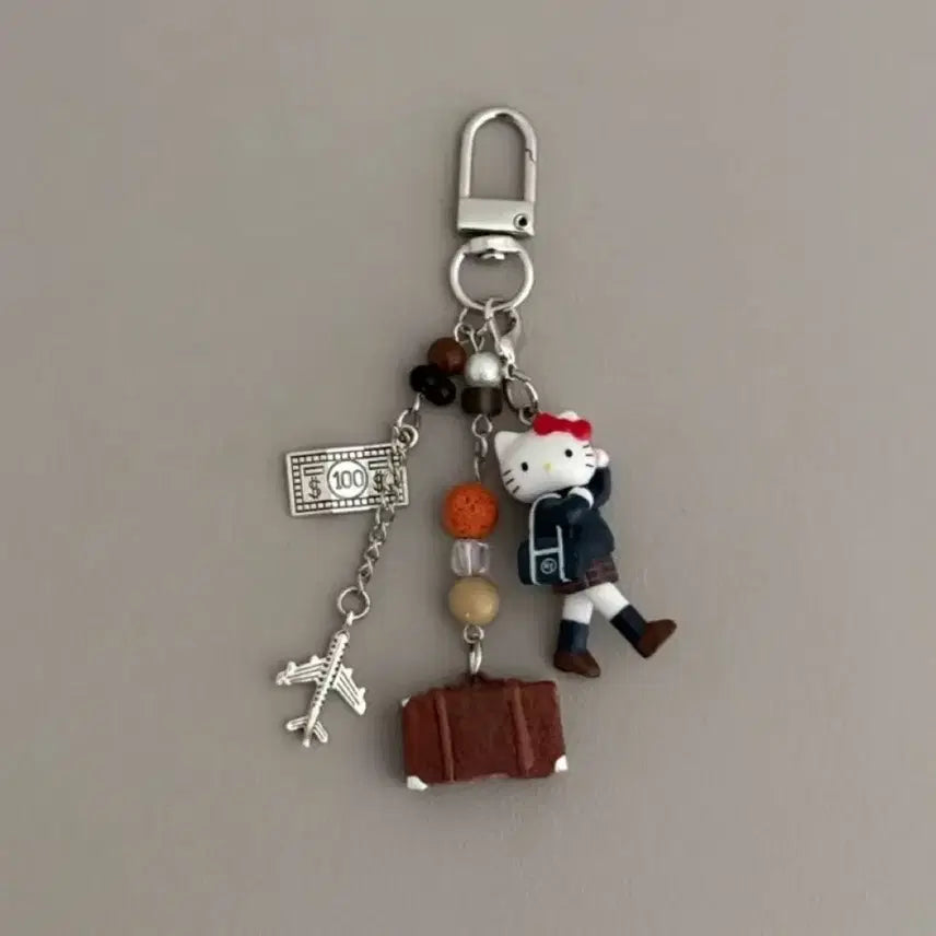 [BUNJANG] Long-Legged Kitty Keyring / 롱다리 키티 키링