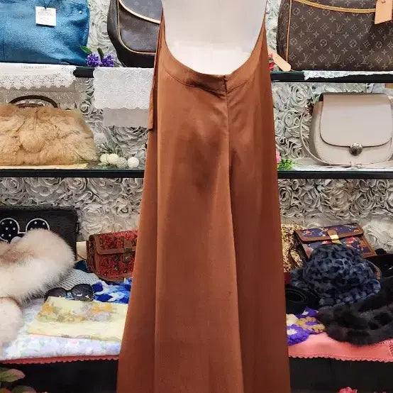 [BUNJANG] V-Neck Sleeveless Long Dress / 디자인 이쁜 뷔스티에 롱원피스(FREE)