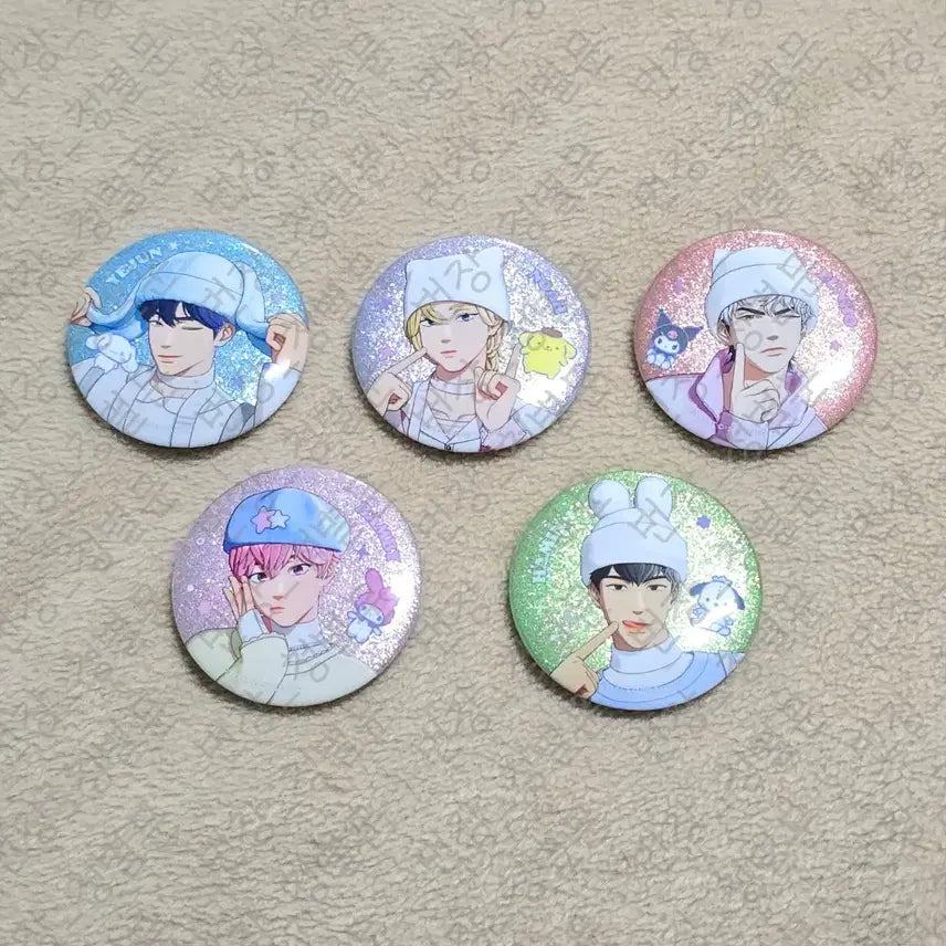 [SOLD OUT] 플레이브 뿌 엠디 뱃지 5개 일괄 양도