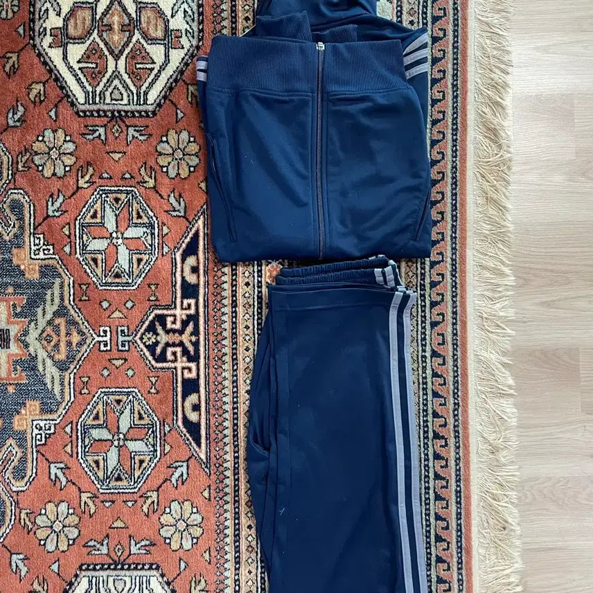 [BUNJANG] Adidas Firebird Gray Navy Tracksuit / 아디다스 2013 파이어버드 그레이 네이비 95 1인소유