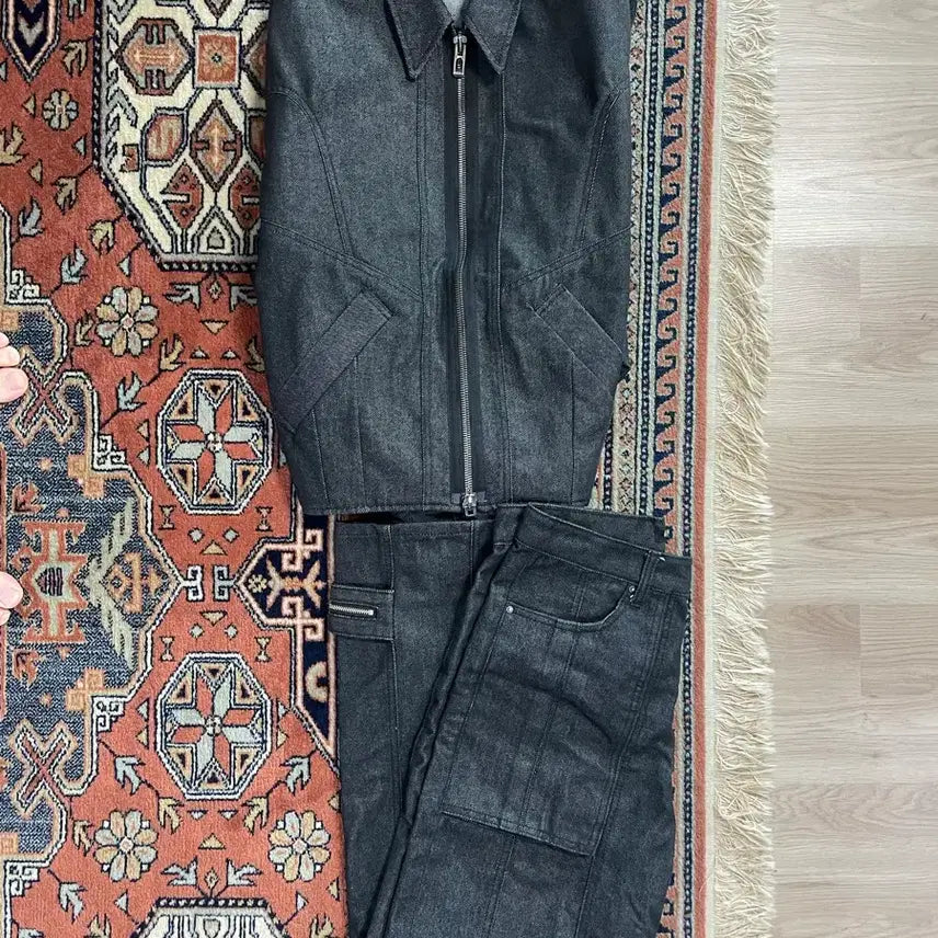 [BUNJANG] Maison Mineed Denim Black Set M / 메종미네드 데님 흑청 셋업 M