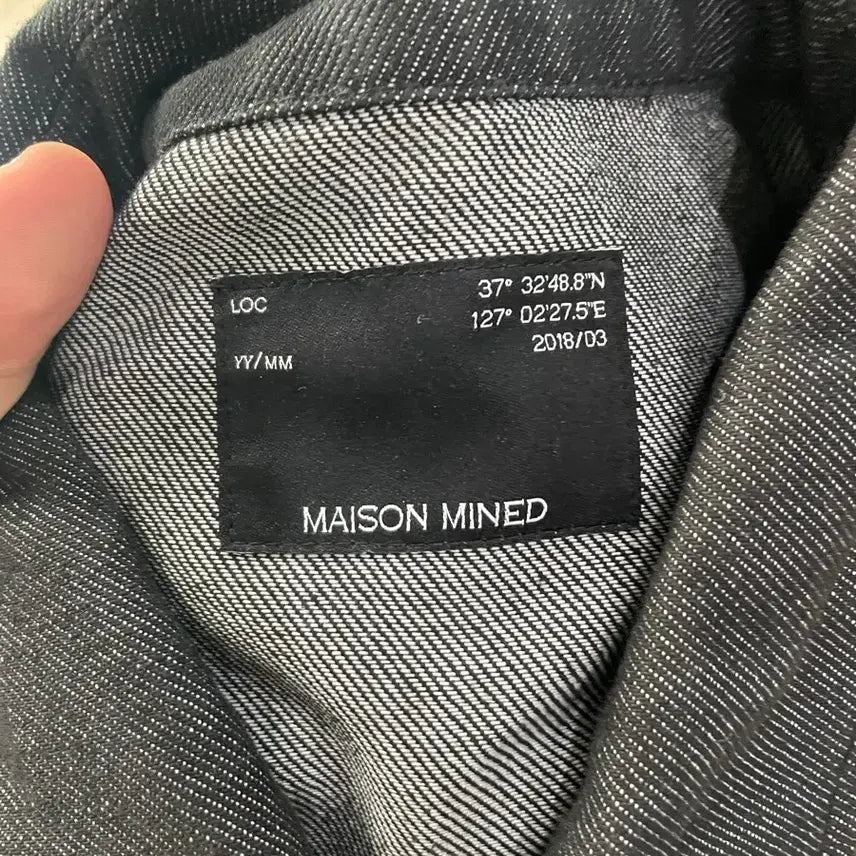 [BUNJANG] Maison Mineed Denim Black Set M / 메종미네드 데님 흑청 셋업 M
