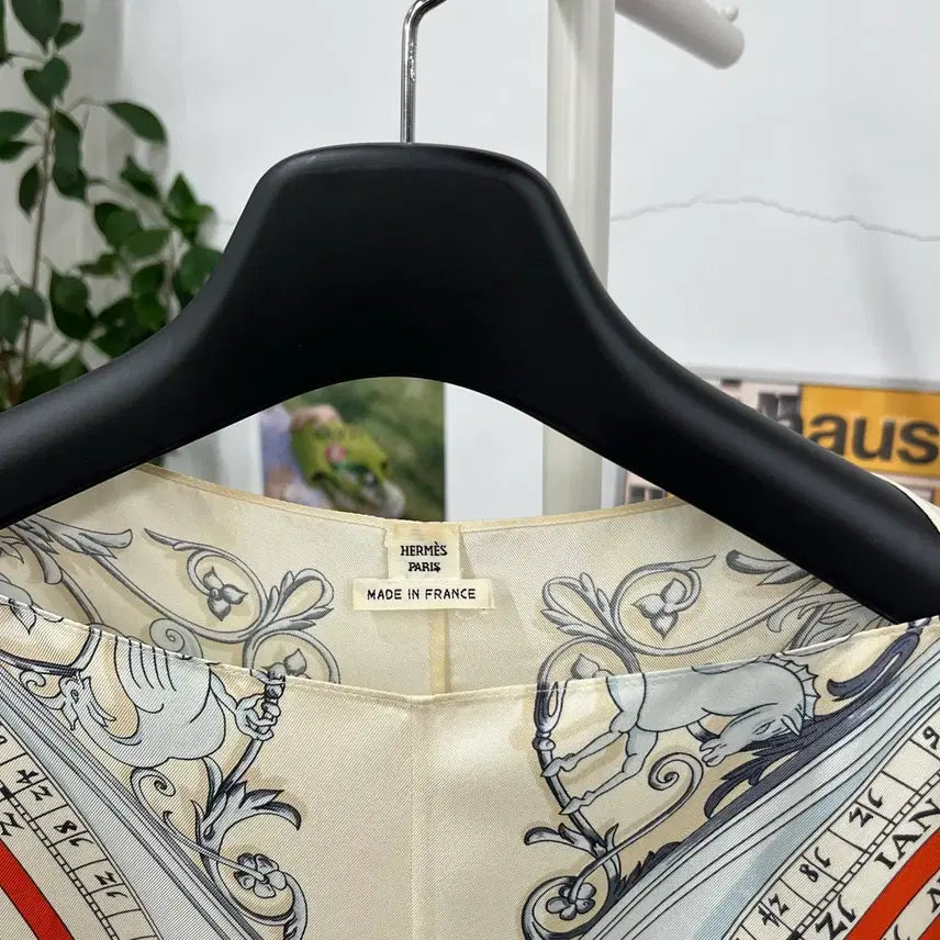 [BUNJANG] Hermès Silk Blouse Size 36 / 에르메스 실크 블라우스 36