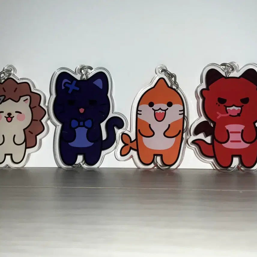 [BUNJANG] Le Revolution Animal Acrylic Keychain Bundle Set / 리레볼루션 동물 아크릴 키링(일괄)