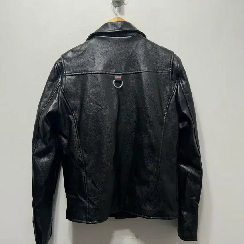 [BUNJANG] Black Leather Rider Jacket (Size L) / 블랙 남성 가죽 라이더 자켓 L 100사이즈