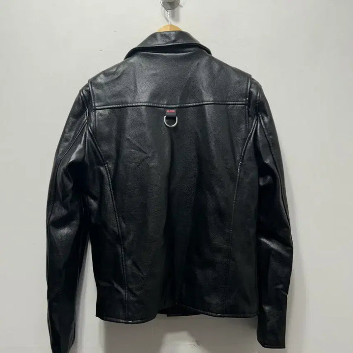 [BUNJANG] Black Leather Rider Jacket (Size L) / 블랙 남성 가죽 라이더 자켓 L 100사이즈