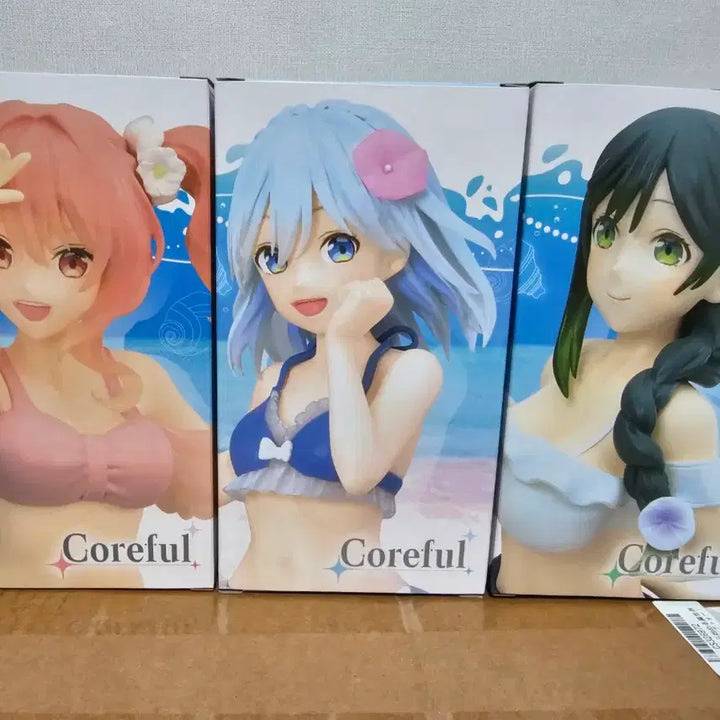 [BUNJANG] Amagami-san Chi no Enmusubi Yae Asahi Yuna Swimsuit Coreful Figure Bundle Set / 일괄 아마가미씨네 인연맺기 피규어 coreful 야에 아사히 유나 수영복