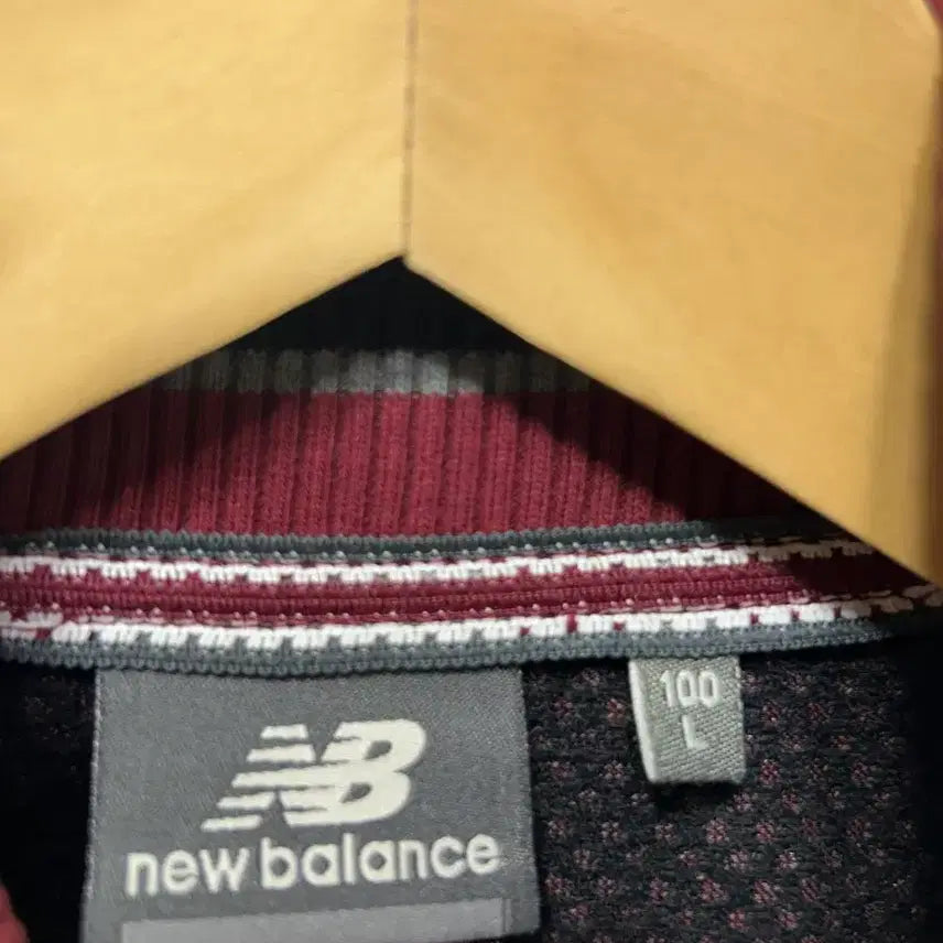 [BUNJANG] New Balance Burgundy Bomber Jacket (L) / 뉴발란스 버건디 봄버 자켓 야구점퍼 L