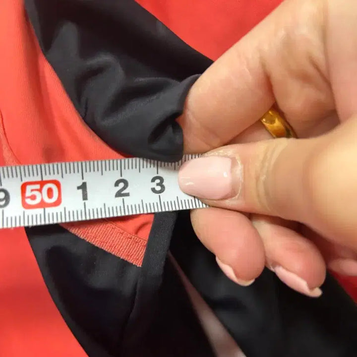 [BUNJANG] Reebok Orange/Black Hooded Windbreaker Jacket / 리복 오렌지/블랙 후드 바람막이 자켓 점퍼 100사이즈